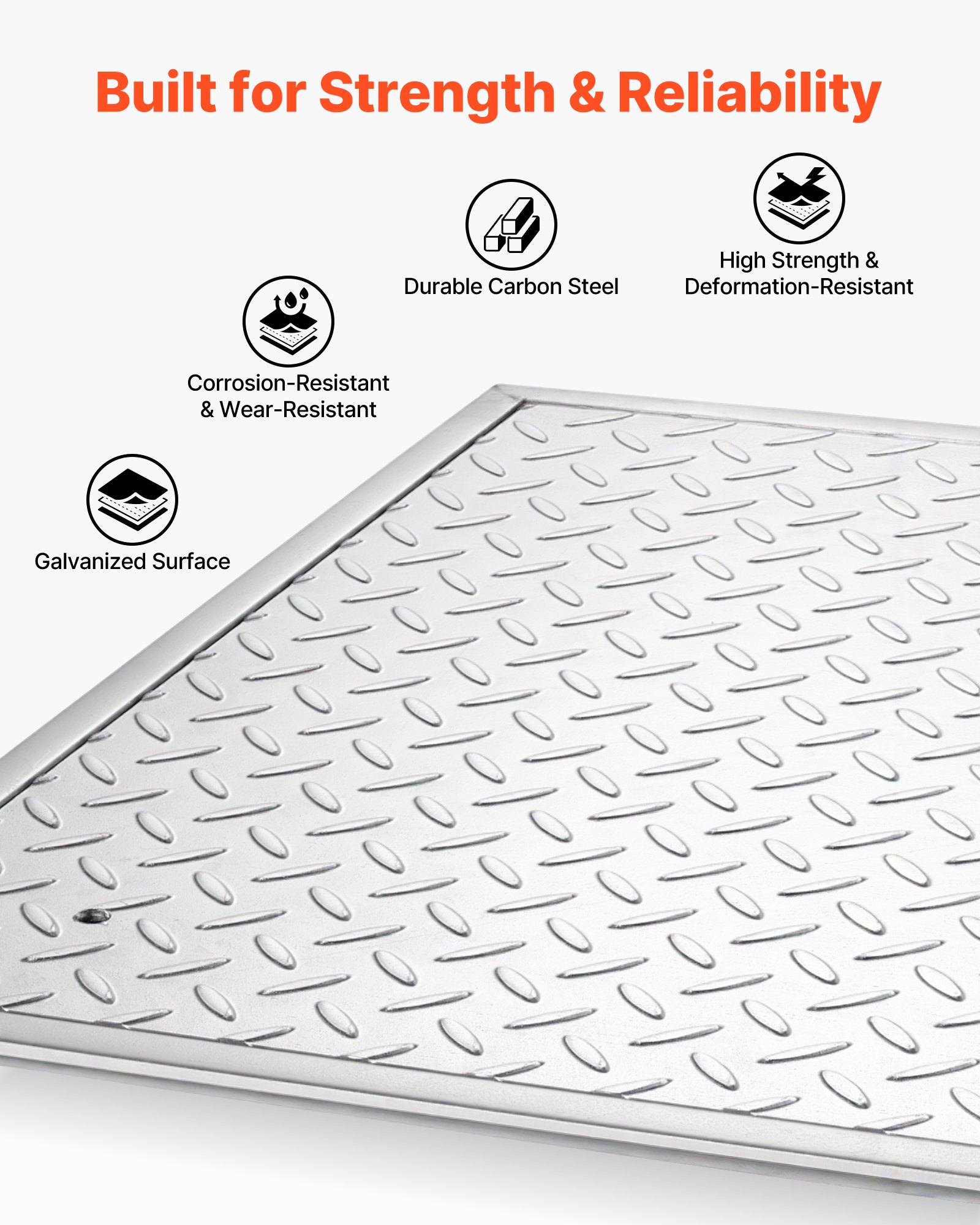 ML0H17P8manholecoverf3 VEVORshoplv for Pavements and Gardens