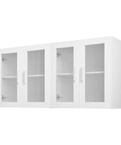 VEVOR 2-Tier Wall Cabinet Set