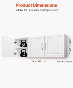 Adjustable 2-Tier Cupboard for Laundry