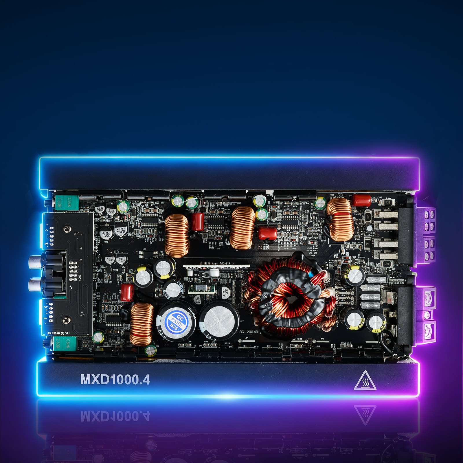 VEVOR 4-Channel Class D Bridgeable Car Audio Amplifier, 4 x 500W/4 x 1000W, High Power Stereo Amp for 12V Vehicles — изображение 8