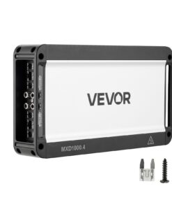 VEVOR 4-Channel Class D Bridgeable Car Audio Amplifier