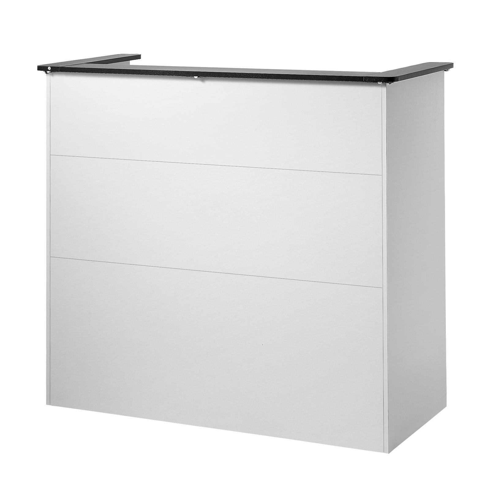 VEVOR 127.5 cm LED Reception Desk, White Front Counter with 3 Drawers, Cabinets & Sockets for Office, Salon, Retail, Lobby - Зображення 10