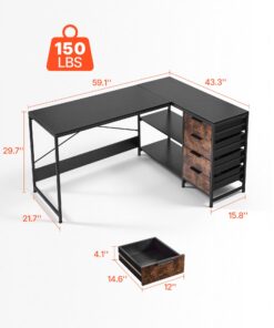 Corner Gaming & Home Office Workstation