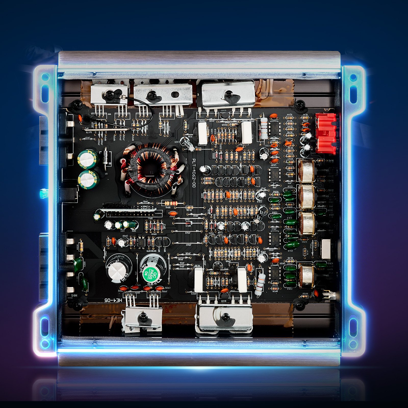 VEVOR 2-Channel Bridgeable Car Audio Amplifier Class AB, 2 x 300W/4Ω 2 x 600W/2Ω, High Power Stereo Amp for 12V Vehicles — изображение 8