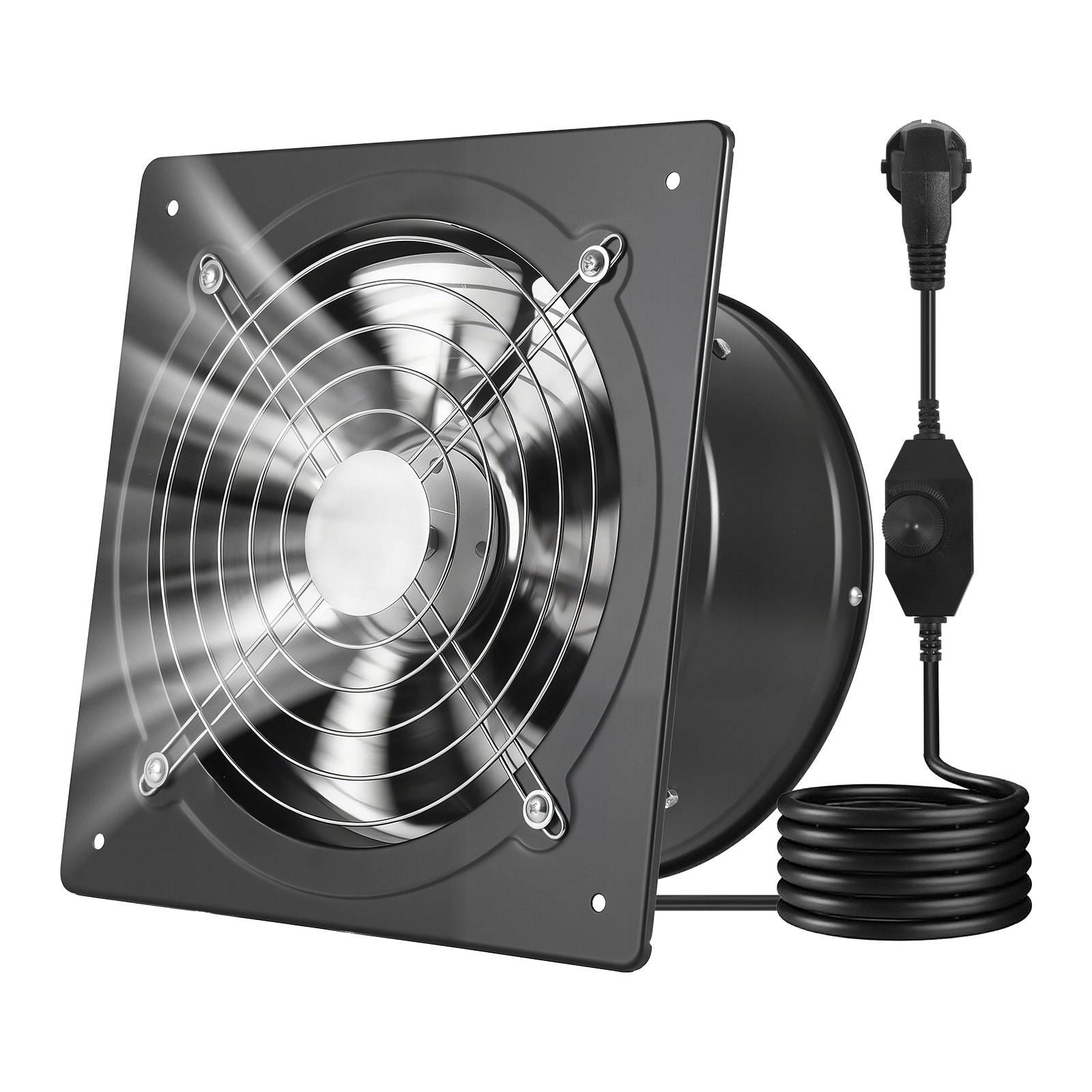 VEVOR 25.4 cm 988 m³/h Wall Exhaust Fan with Speed Control
