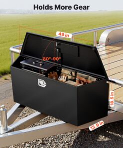 Lockable Weatherproof Storage Chest for Truck Bed