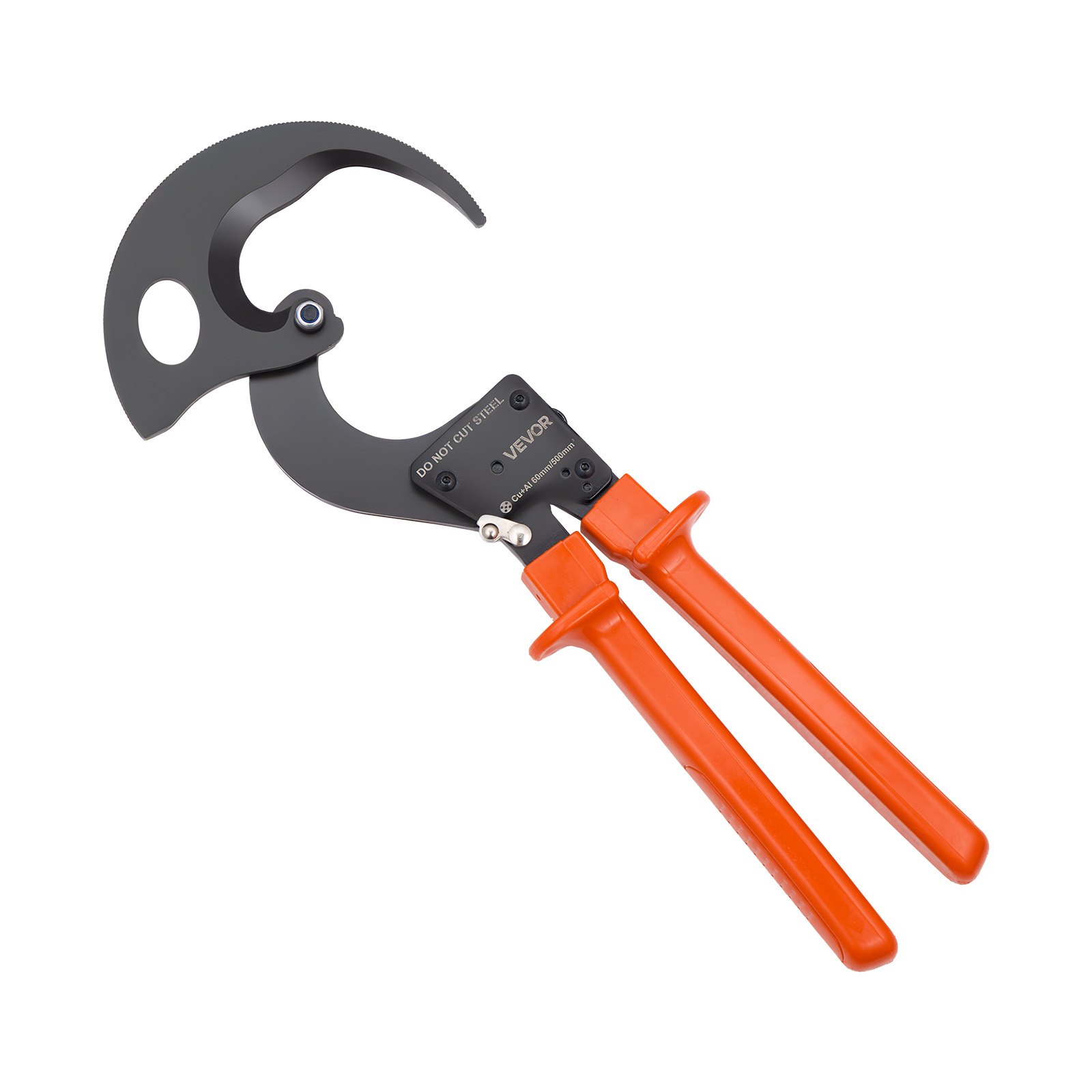VEVOR Ratcheting Cable Cutter 500 mm², Spring Steel Blades, PVC Handles, Quick-Release, Heavy-Duty for Copper & Aluminum Cables — изображение 11