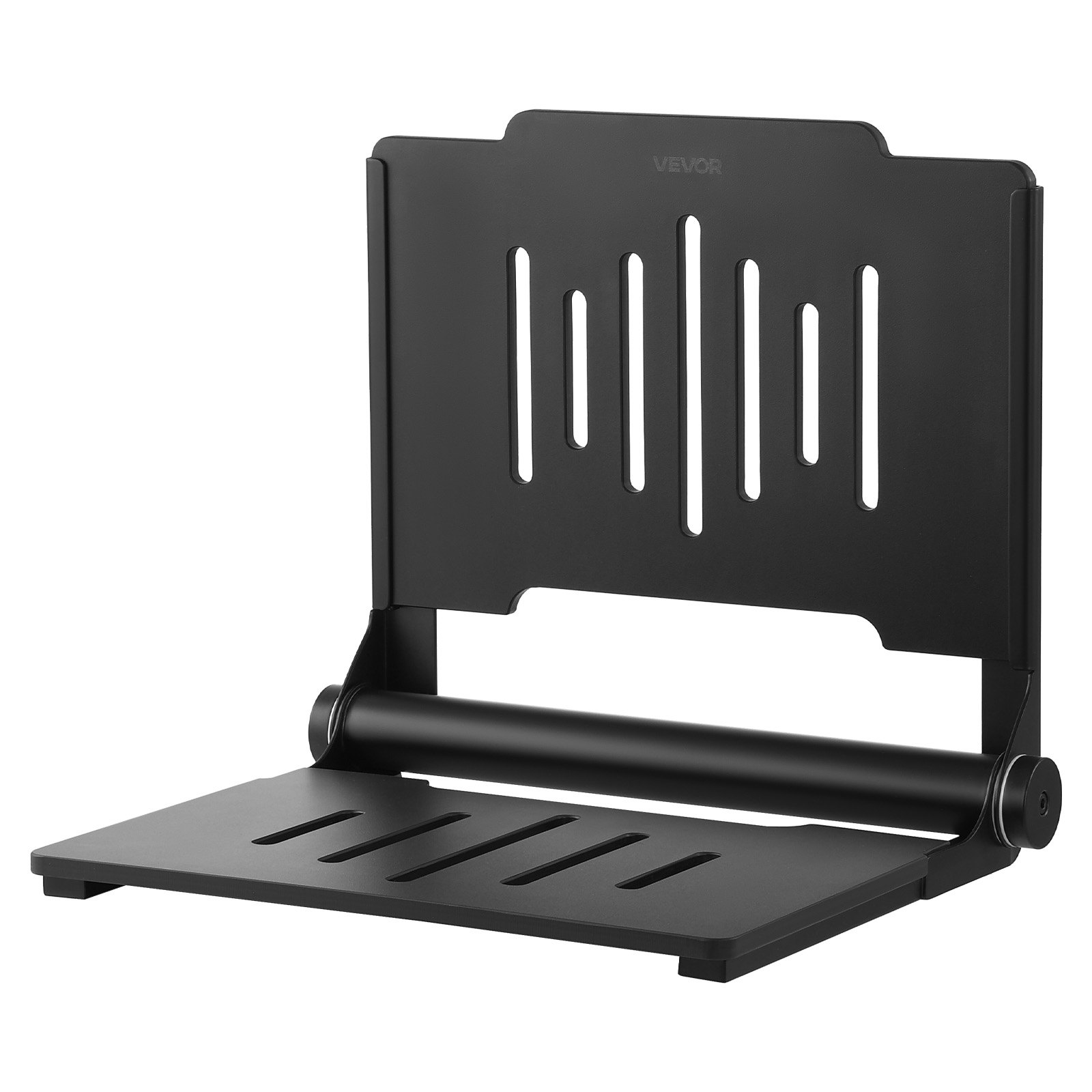 VEVOR Foldable Wall Mounted Shower Seat 45.2 cm with Backrest, Plastic Bench with 304 Stainless Steel Frame, 180 kg Load for Adults & Seniors - Зображення 10