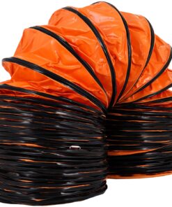 VEVOR 10m PVC Flexible Duct Hose for 300mm Diameter Ventilation Fans, Anti-Explosion Industrial Exhaust Ducting