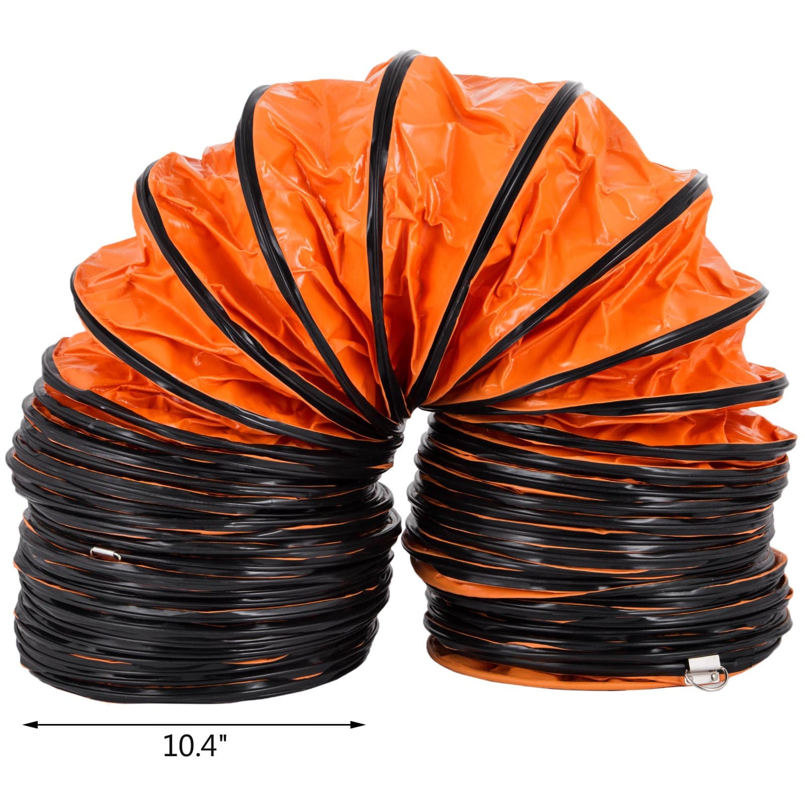 VEVOR 10m PVC Flexible Duct Hose for 300mm Diameter Ventilation Fans, Anti-Explosion Industrial Exhaust Ducting - Pilt 8