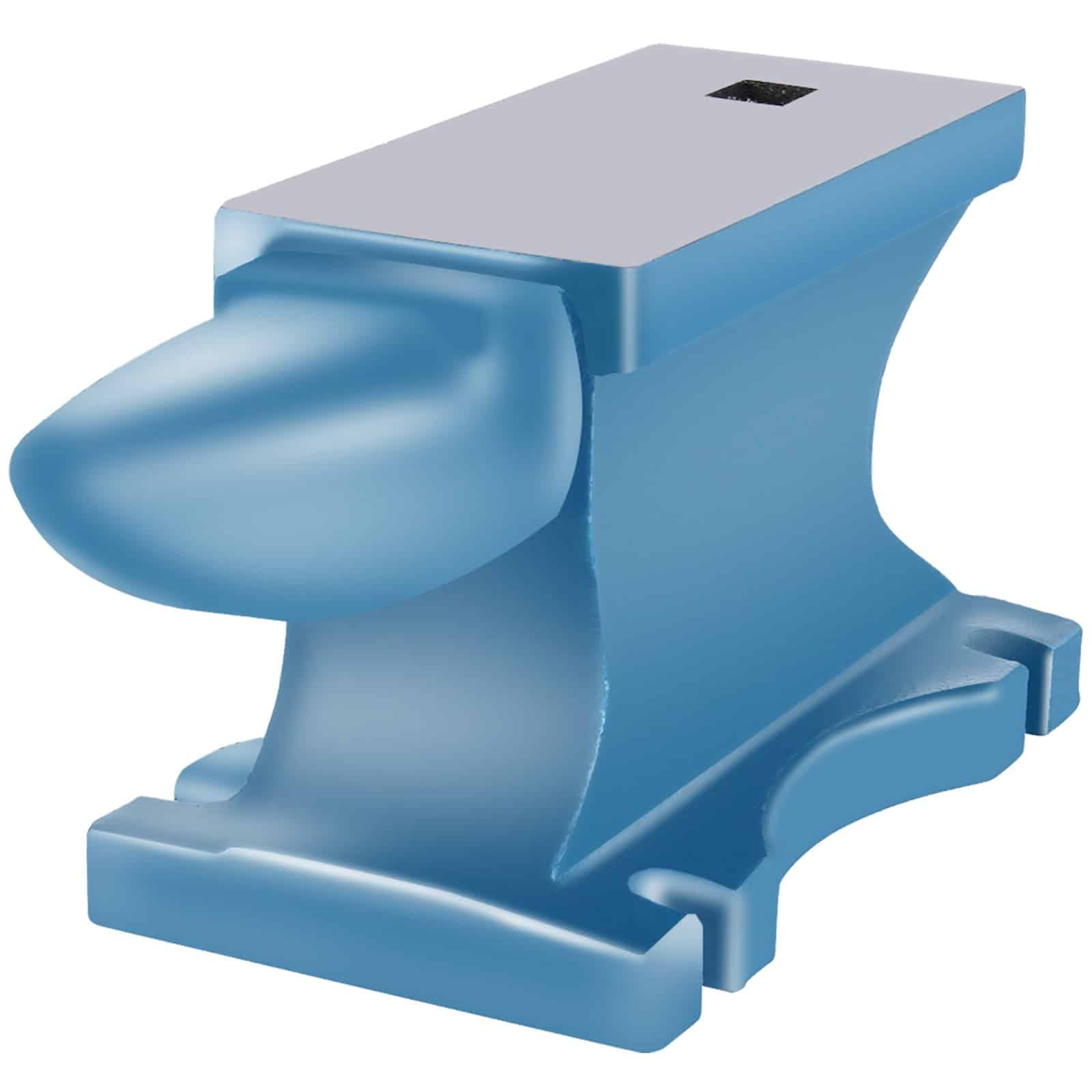 VEVOR 45kg Cast Iron Single Horn Anvil for Blacksmiths, Jewelers & Metalworkers – Durable Forge Tool with Hardy Hole