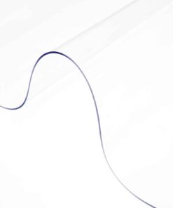 VEVOR 244x117 cm Clear PVC Table Protector, 2mm Thick, Waterproof & Heat-Resistant Table Cover for Dining & Desk