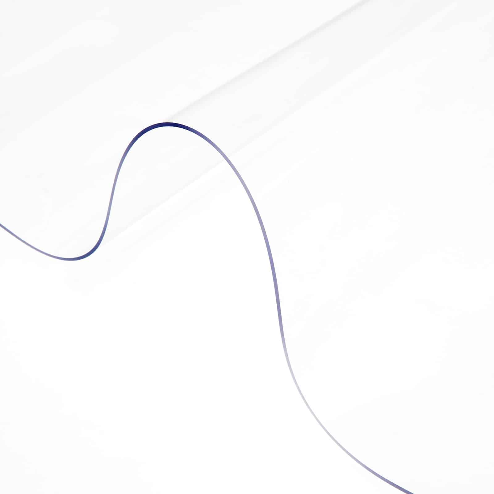 VEVOR 244x117 cm Clear PVC Table Protector, 2mm Thick, Waterproof & Heat-Resistant Table Cover for Dining & Desk