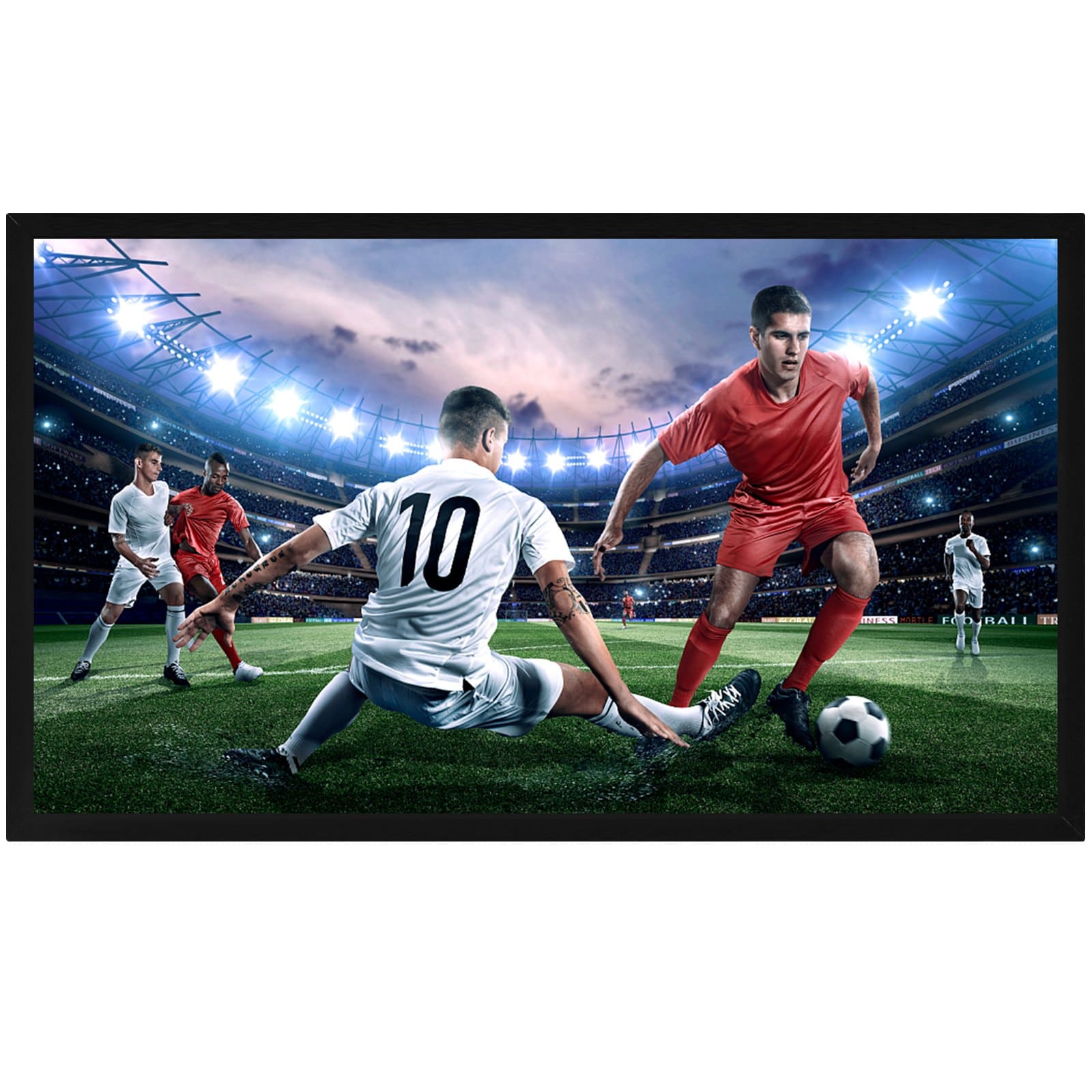 VEVOR 120" 16:9 Fixed Frame 4K HD Projection Screen with 160° Viewing Angle for Home Theater & Outdoor Use - Image 10