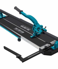 Ручной плиточный резак VEVOR 1200 мм с лазерной направляющей, одинарным рельсом и двойными кронштейнами для керамической и фарфоровой плитки толщиной 6-15 мм