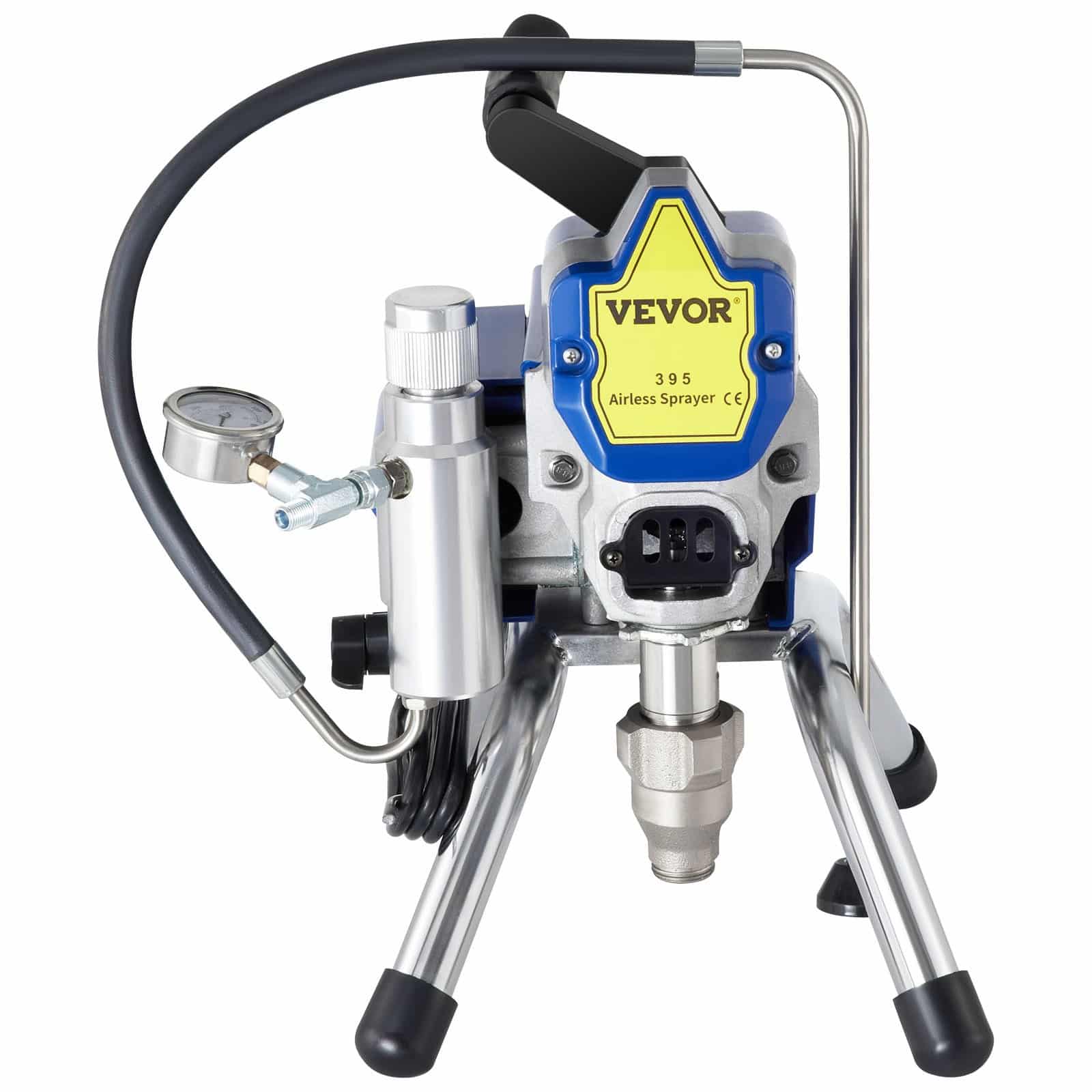 VEVOR 2200W Airless Paint Sprayer, 220V High-Pressure Wall Spray Gun with 15m Hose, 2.5L/min Flow, 3300PSI, Brushless Motor - Зображення 12