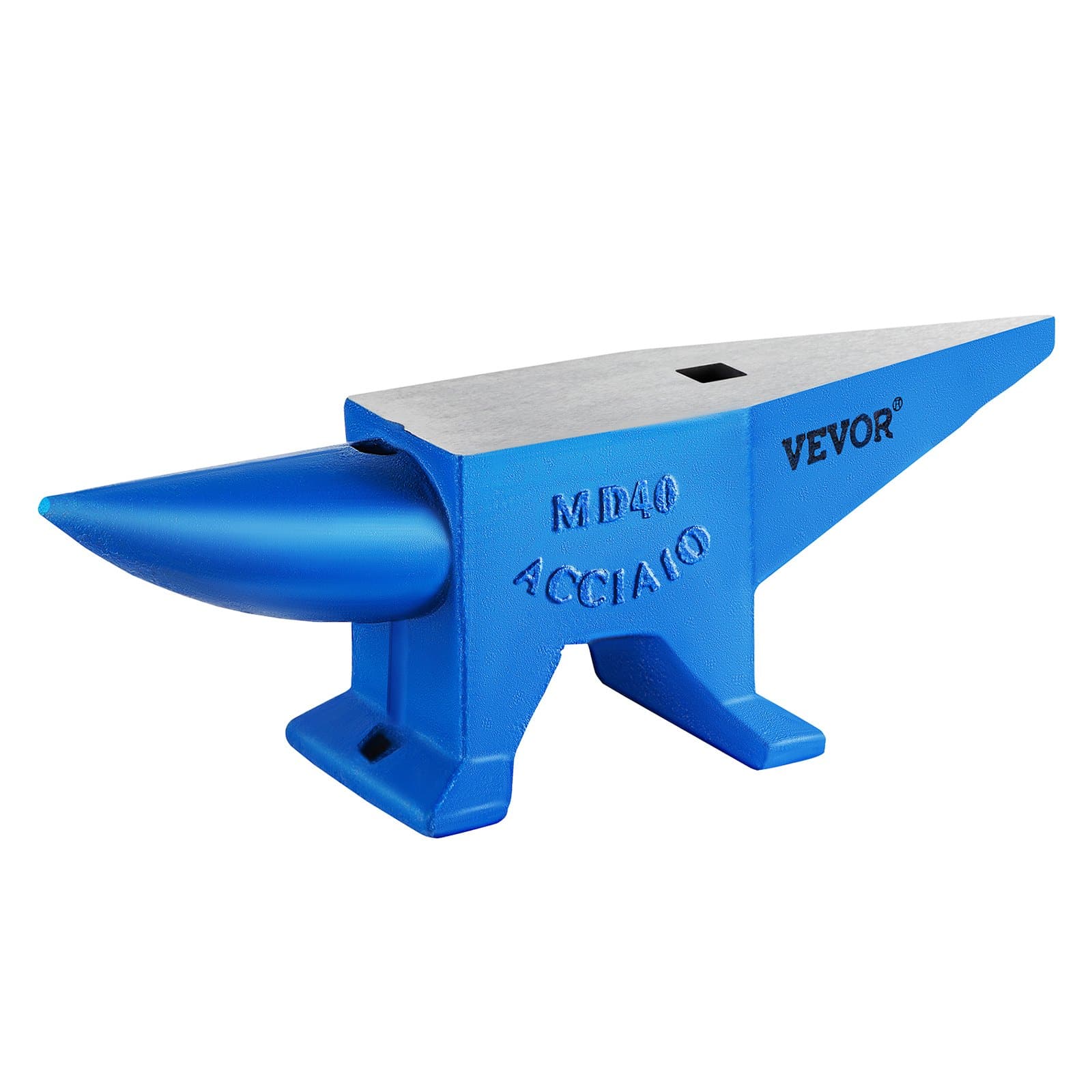 VEVOR 40 kg Steel Anvil with Single Horn – Durable Blacksmith Tool for Forging, Shaping & Metalworking