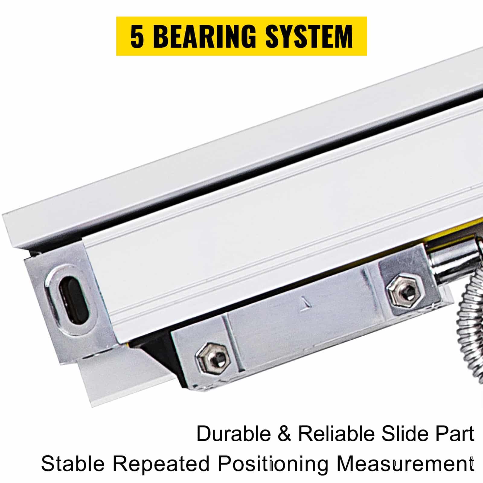 VEVOR Precision Linear Scales Set 250mm & 1000mm, 5μm Resolution, Aluminum Body, 3m Cable, CNC Lathe Measurement Tool — изображение 5