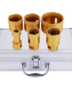 Набор алмазных коронок VEVOR 6 шт. (20–68 мм) для плитки, мрамора, гранита, фарфора – высокая производительность