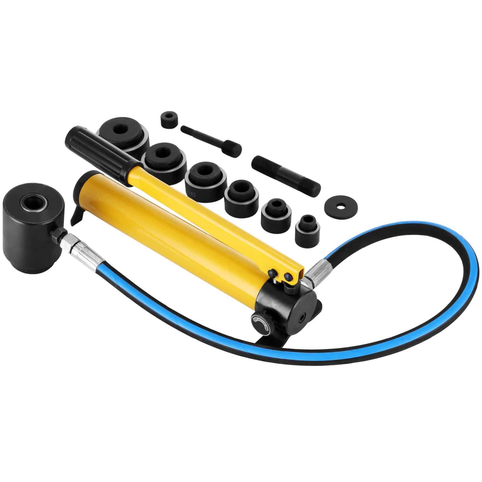 VEVOR 10 Ton Hydraulic Knockout Punch Kit with 6 Dies (22–60 mm), Hand Tool for Metal Drilling & Electrical Conduits - Pilt 12