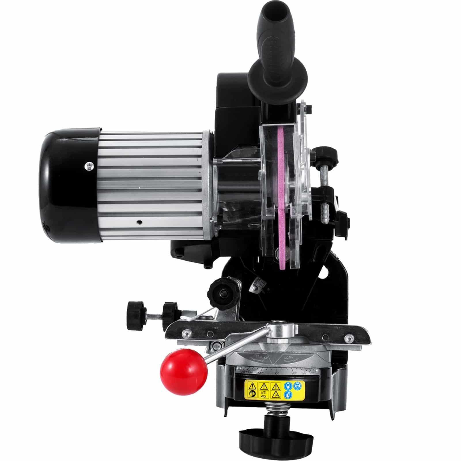 VEVOR 230V Electric Chainsaw Sharpener, 230W Bench Grinder with 145mm Wheel & 3000 RPM Induction Motor for Chain Blades — Attēls 11