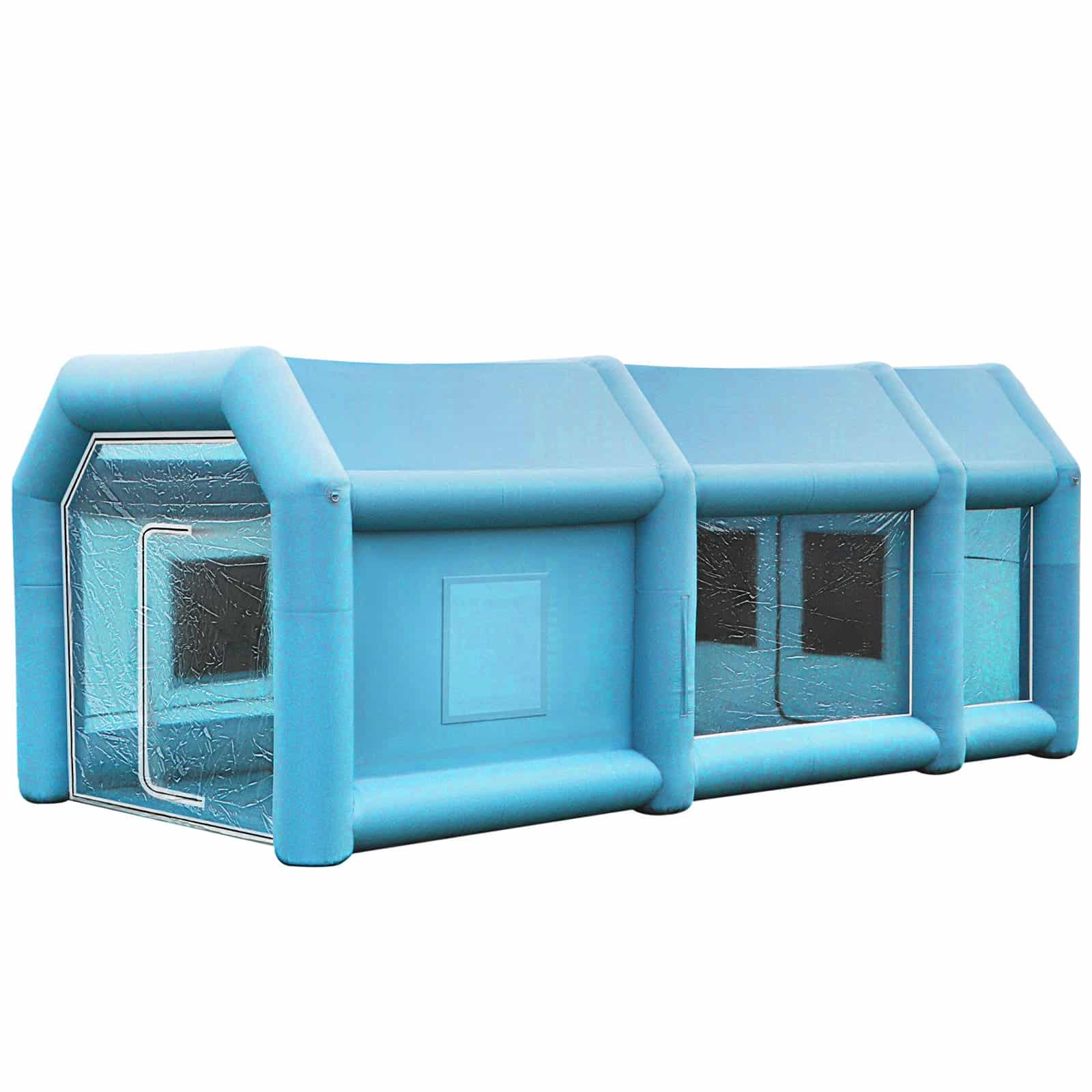 VEVOR Inflatable Paint Booth Tent 6x3x2.5m with 2 Blowers, 210D Oxford Fabric, Durable Car Spray Workstation - Зображення 11