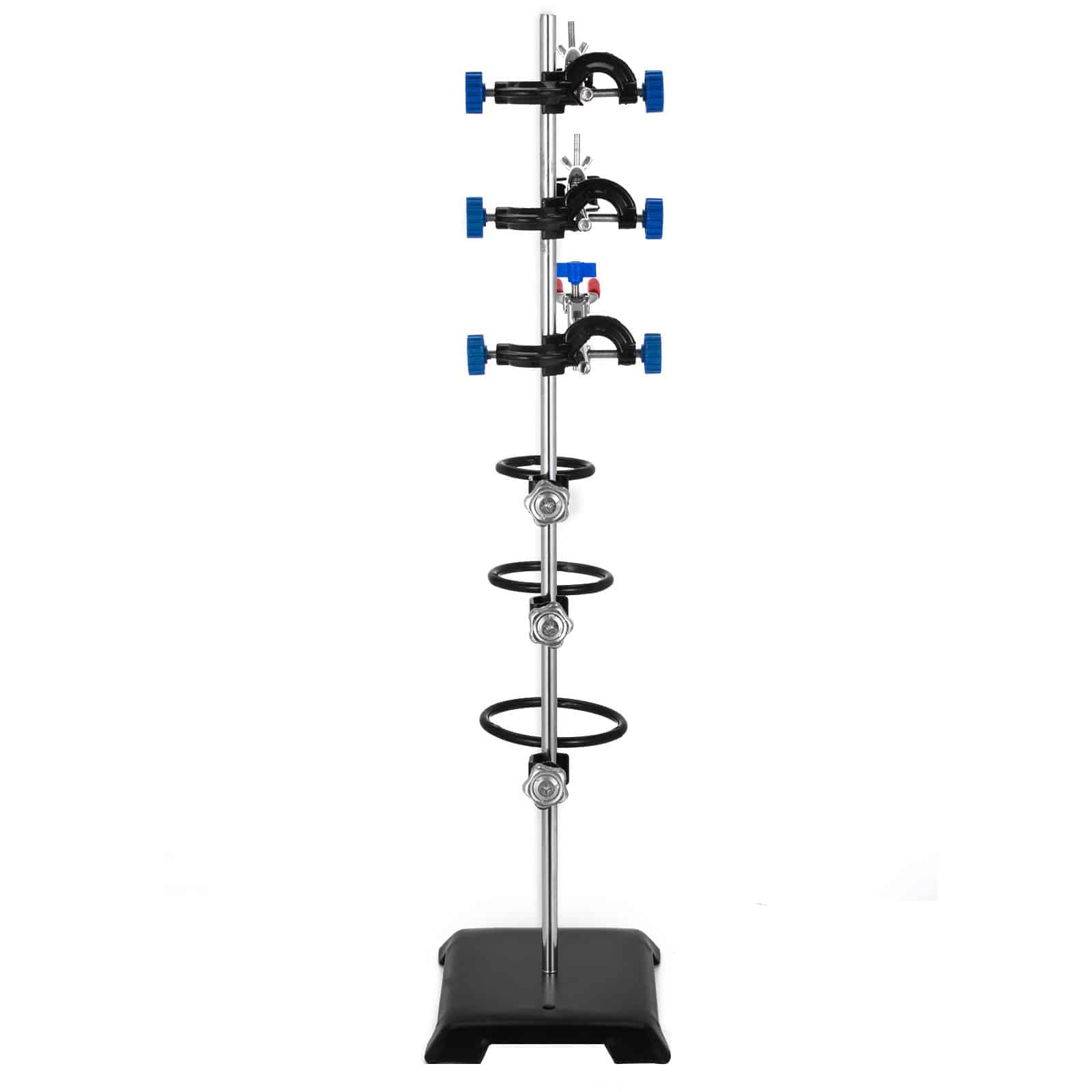 VEVOR 60cm Laboratory Support Stand Set with Clamps and Hoops, Stainless Steel & Cast Iron for Chemistry & Physics Experiments - Зображення 10