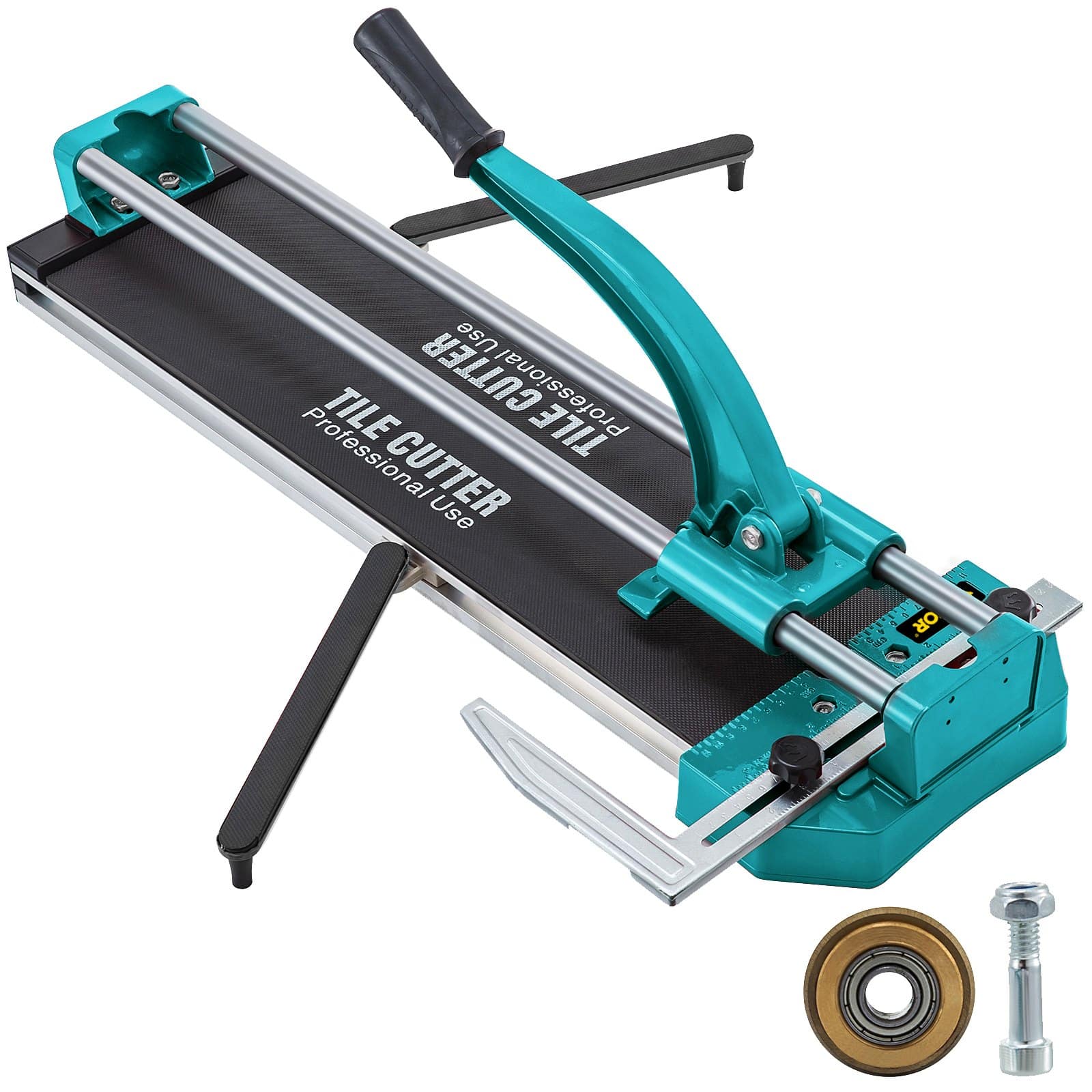 VEVOR 800mm Manual Tile Cutter with Laser Guide, Double Rails, Heavy-Duty Frame, Cuts 6–15mm Ceramic & Porcelain Tiles