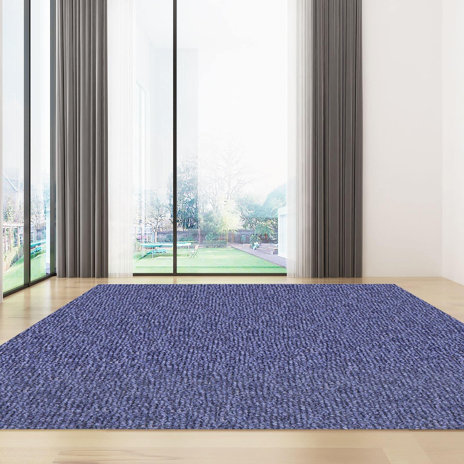 VEVOR 4x1.8m Waterproof Outdoor/Indoor Marine Carpet Rug, Anti-Slip, Mold-Resistant, for Patio, Porch, Deck, Garage - Blue - Image 8