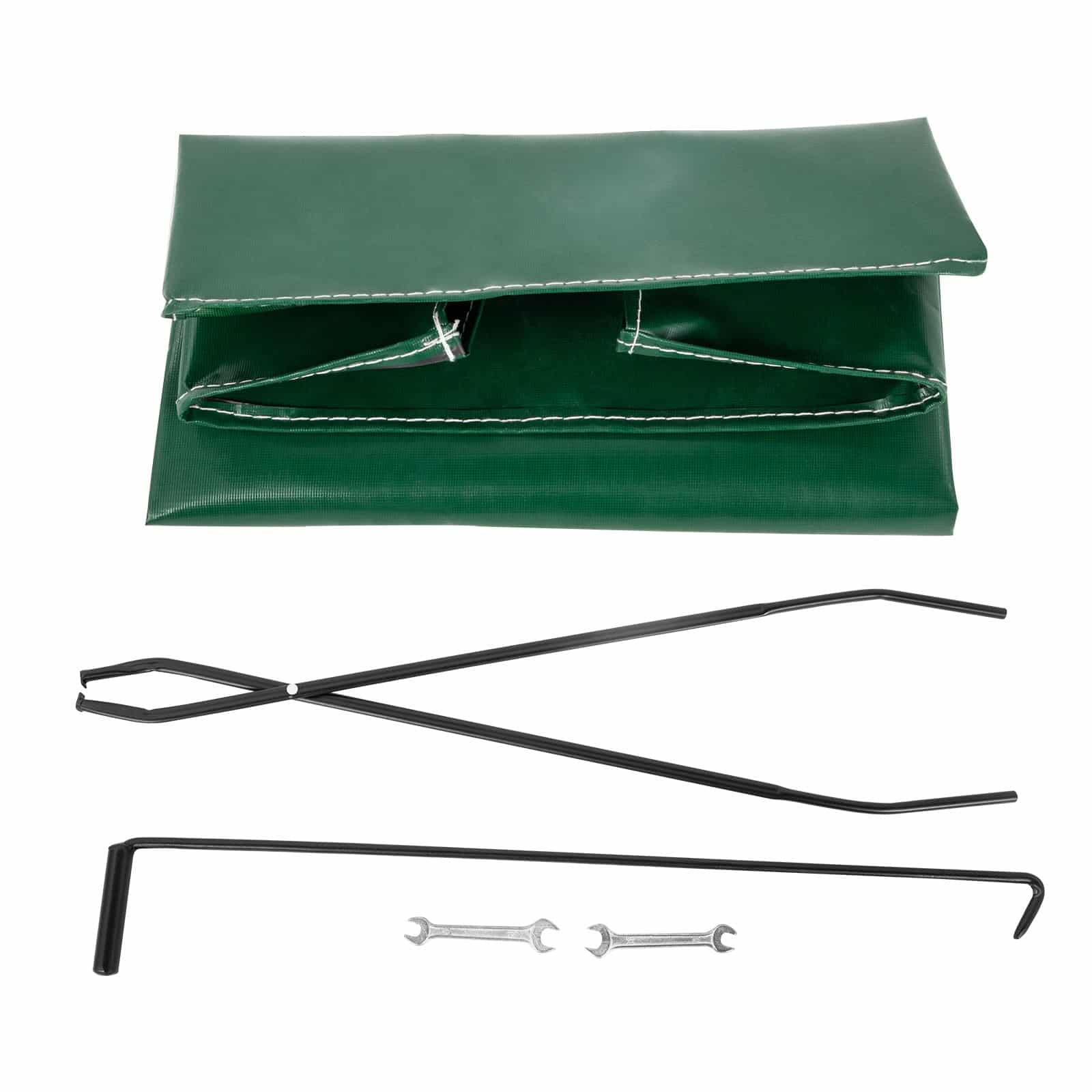 VEVOR 183 cm Outdoor Firewood Log Rack with Cover & Tools, Heavy-Duty Steel Frame, 590 kg Capacity, Rust-Resistant — изображение 9