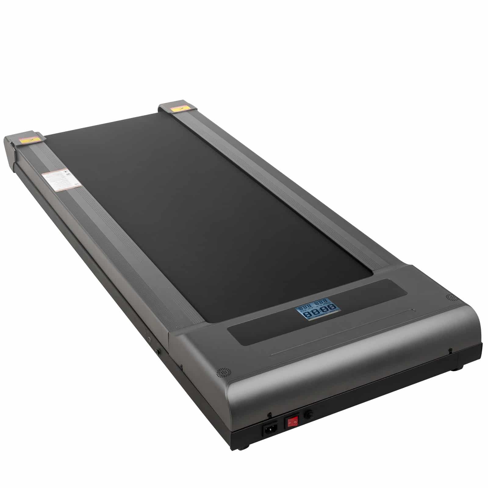 VEVOR Under Desk Treadmill 1–6 km/h, LED Display, Remote Control, Quiet Portable Walking Pad for Home Office, Gray, No Handrail — attēls 10