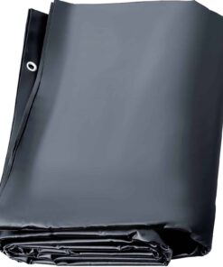 VEVOR зимний защитный чехол для бассейна из ПВХ 3.2x5.7м, для прямоугольных встроенных бассейнов, с дренажными отверстиями, тёмно-серый