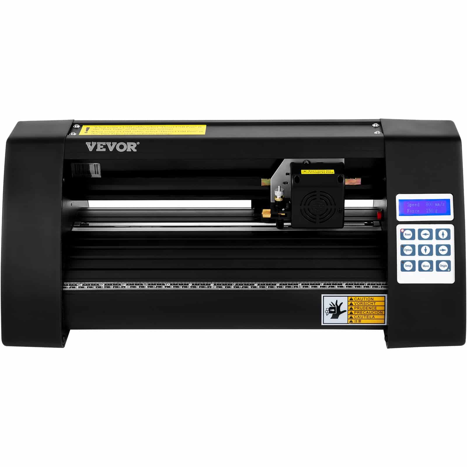 VEVOR 375mm Vinyl Cutter Plotter with LED Display & Optical Eye, Compatible with SignCut Mac/Windows for Contour Cutting — изображение 12