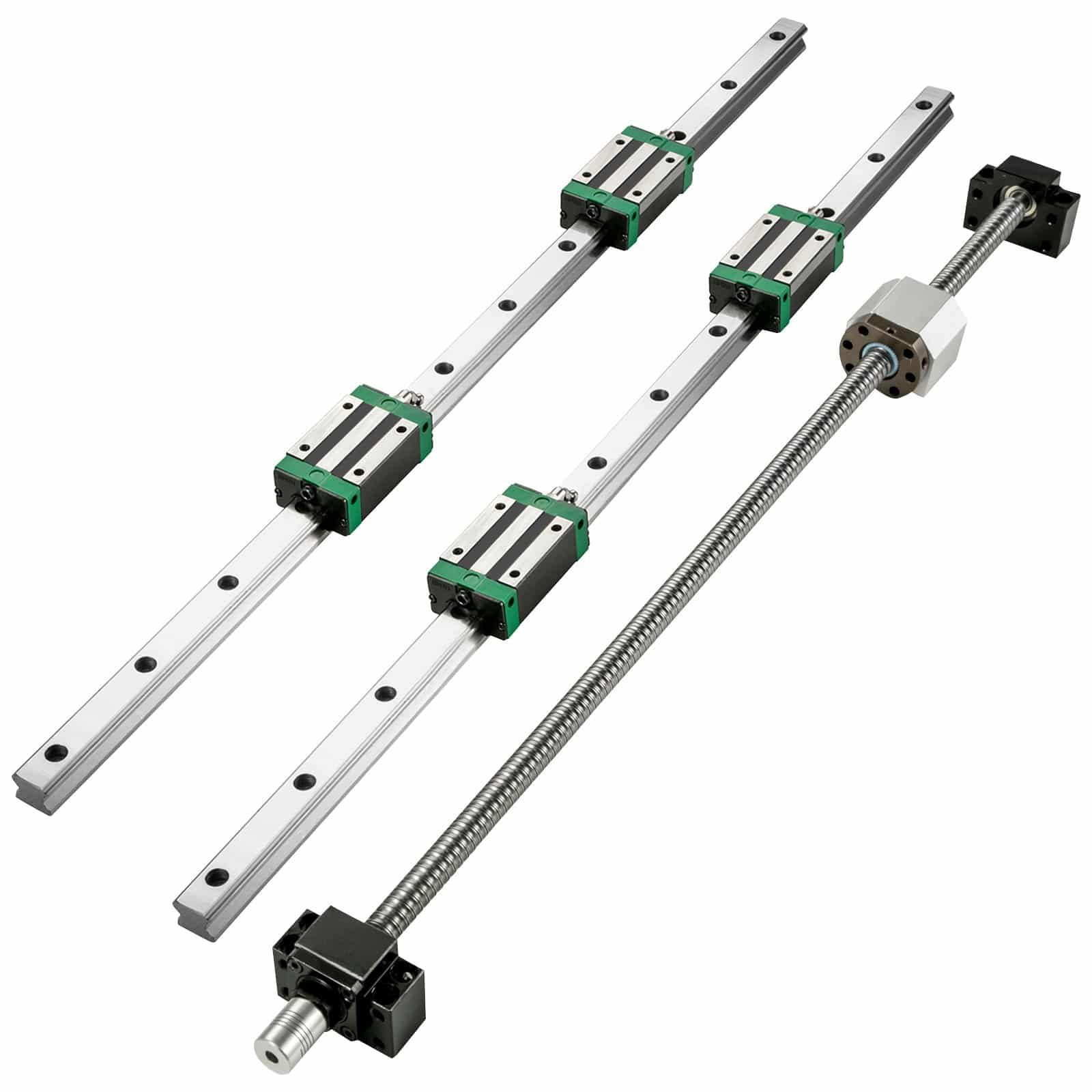 VEVOR CNC Linear Guide Kit: 2x HGR20 1000mm Rails, RM1605 Ballscrew with BF12/BK12 Supports for CNC Routers, Lathes, Mills - Image 10