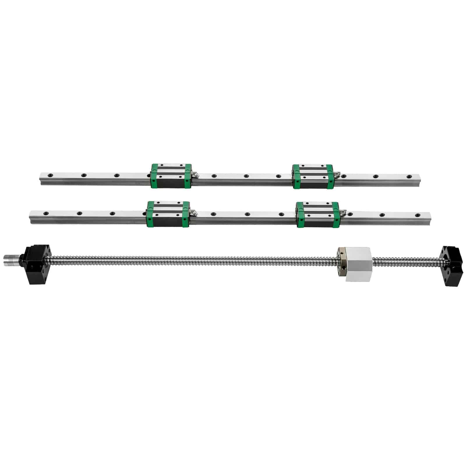 VEVOR CNC Linear Guide Kit: 2x HGR20 1000mm Rails, RM1605 Ballscrew with BF12/BK12 Supports for CNC Routers, Lathes, Mills - Image 9