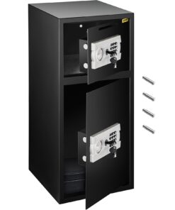 VEVOR 74L Digital Double Door Safe with Deposit Slot – Steel Security Box for Cash, Guns, Documents, Home & Office Use