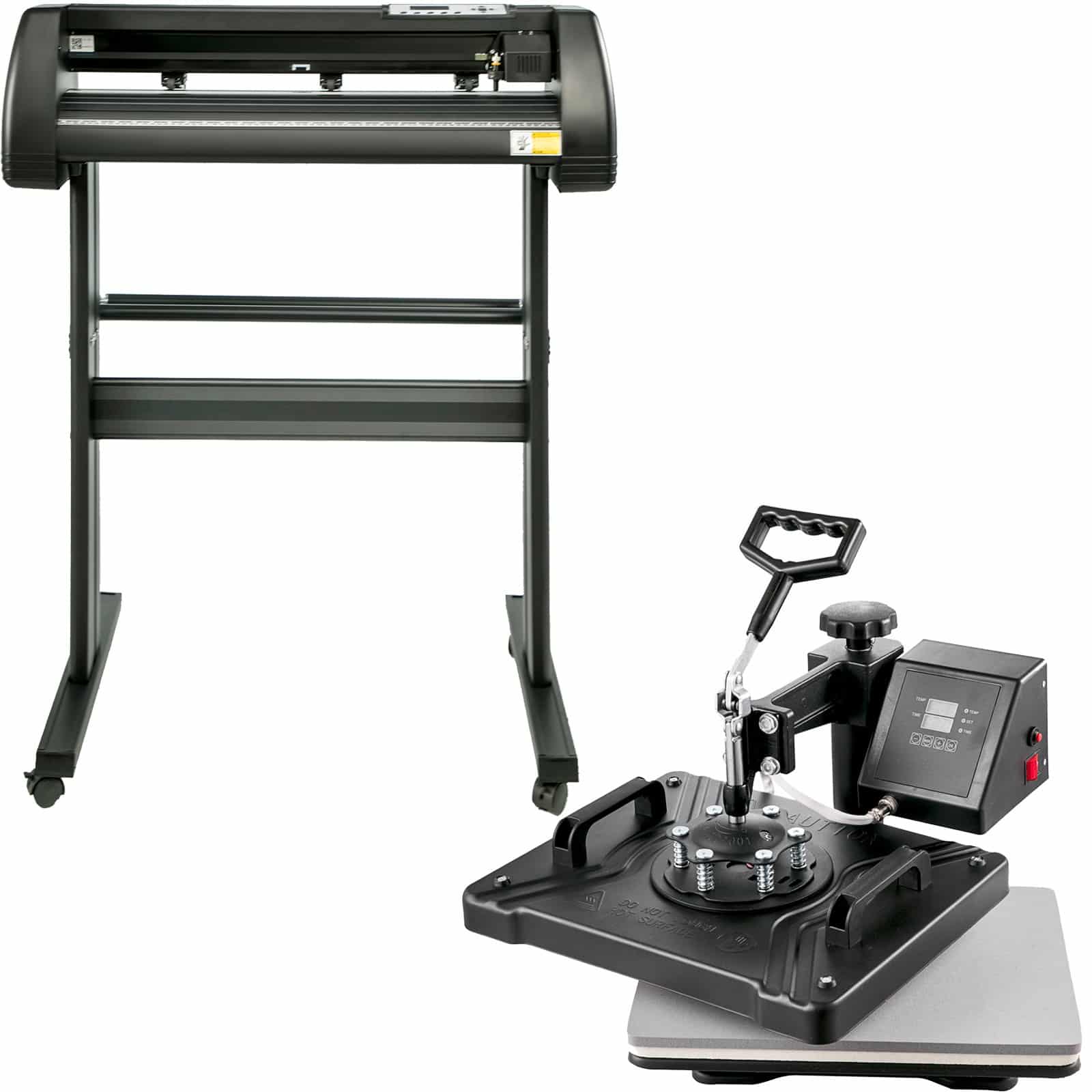 VEVOR 5-in-1 Heat Press & 71 cm Vinyl Cutter Plotter with Software, 30.5x38.1 cm Sublimation Machine for Custom Printing - Image 10