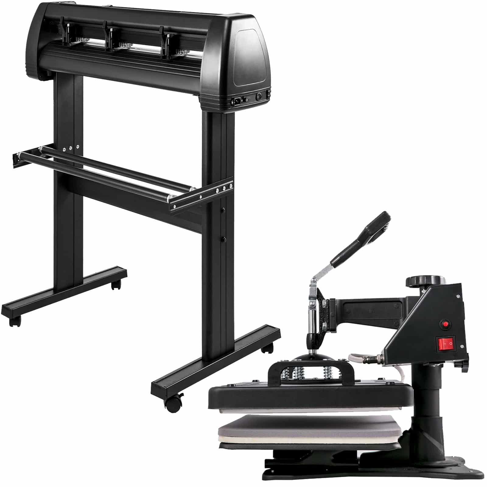 VEVOR 5-in-1 Heat Press & 71 cm Vinyl Cutter Plotter with Software, 30.5x38.1 cm Sublimation Machine for Custom Printing - Image 11