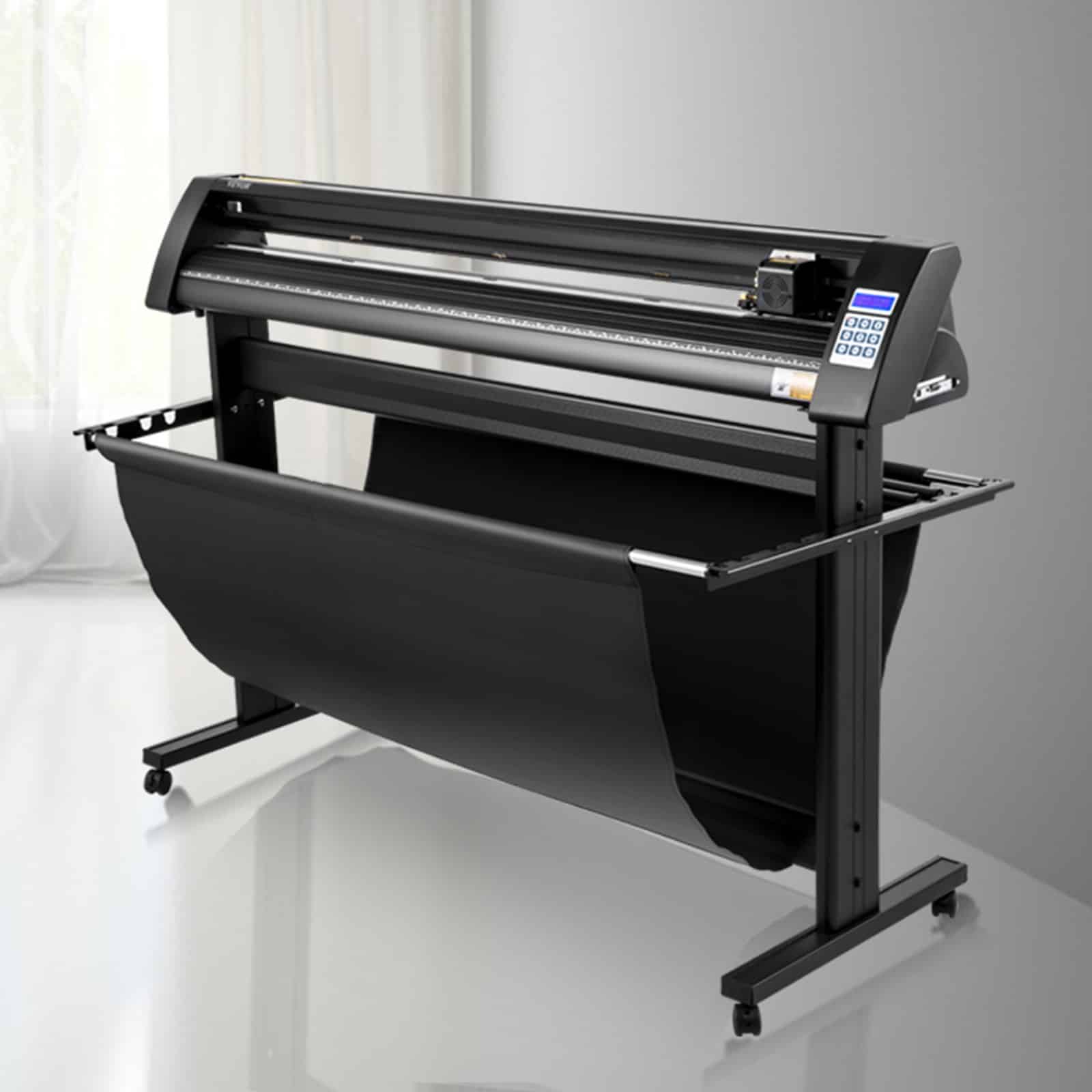 VEVOR 1350mm Vinyl Cutter Plotter with LED Screen, Optical Eye, Stand, SignCut & Signmaster Software Compatible — attēls 8