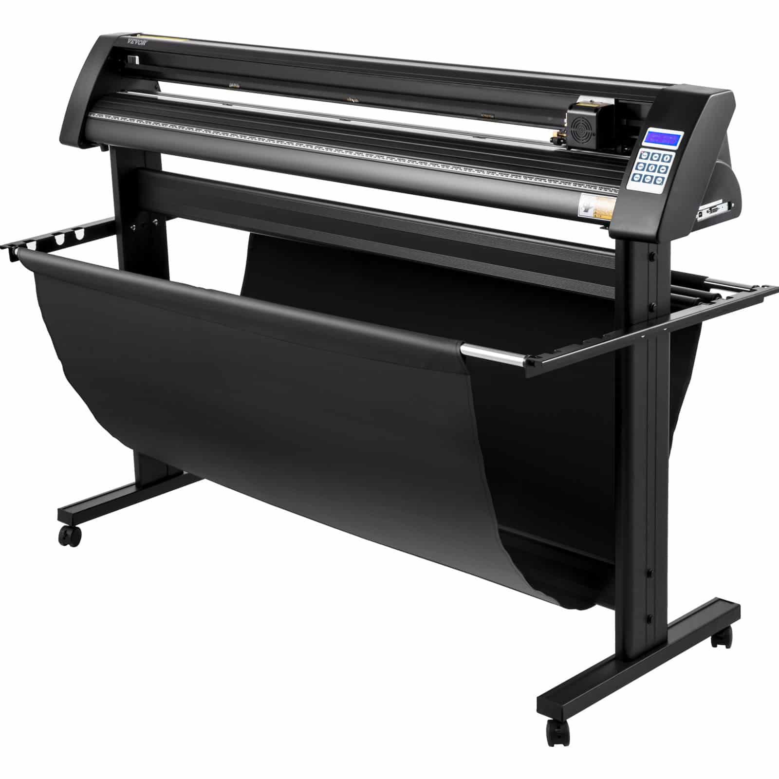 VEVOR 1350mm Vinyl Cutter Plotter with LED Screen, Optical Eye, Stand, SignCut & Signmaster Software Compatible — attēls 9