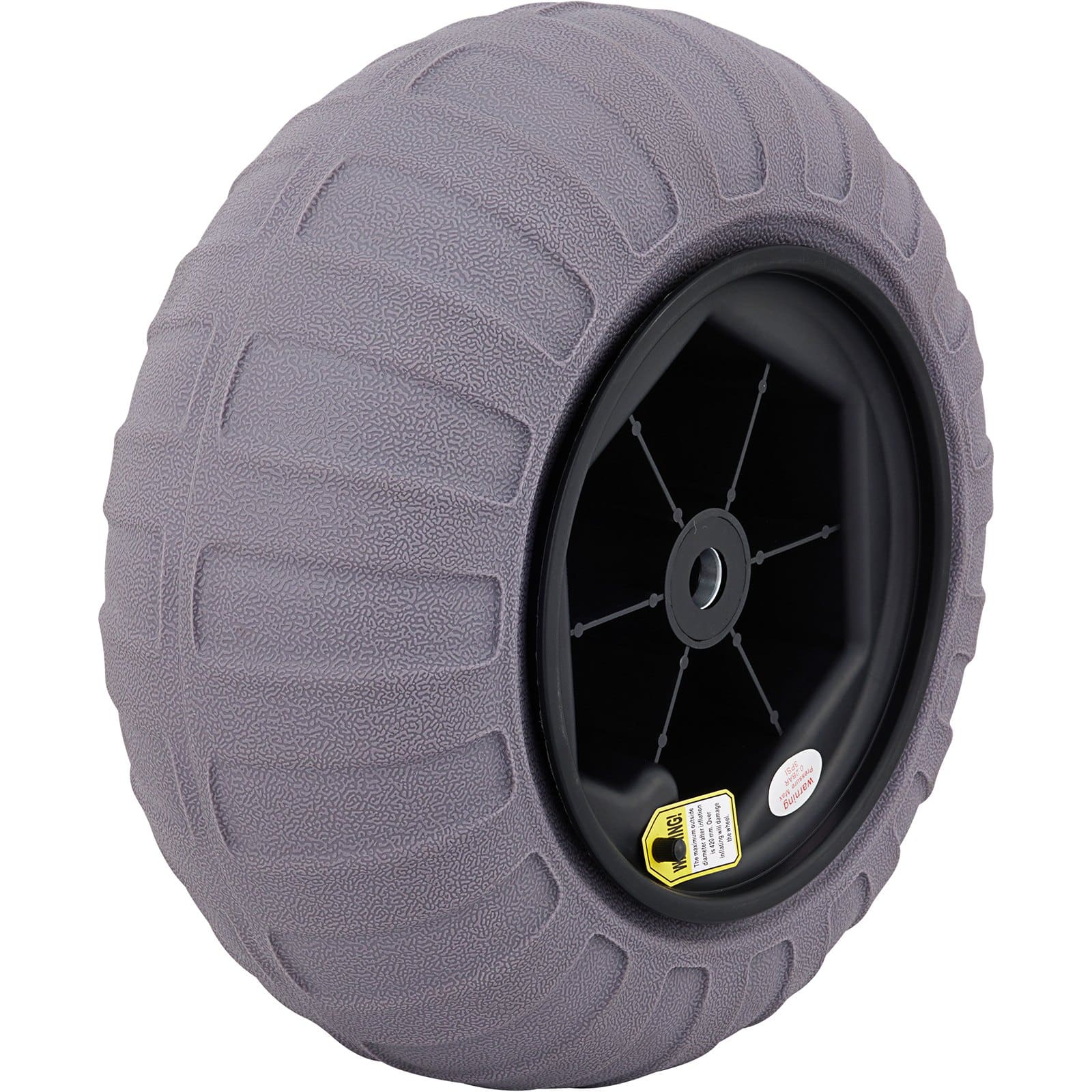 VEVOR 2-Pack 40 cm Beach Balloon Wheels with Air Pump – TPU Sand Tires for Kayak, Canoe, Buggy & Cart, 80 kg Load Capacity — изображение 11