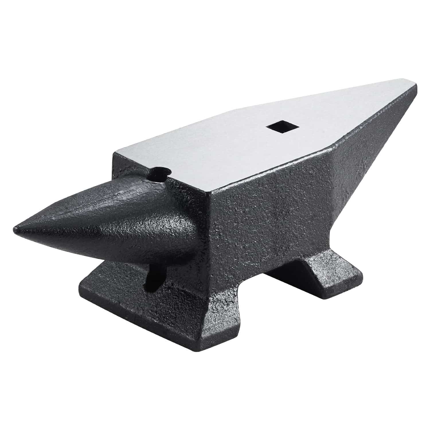 VEVOR 10kg Cast Iron Blacksmith Anvil with Single Horn, Large Work Surface, High Hardness for Shaping & Bending