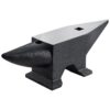 VEVOR 60kg Cast Steel Anvil with Single Horn, Hardy Holes & Stable Base - High Hardness Blacksmith Tool for Metal Shaping