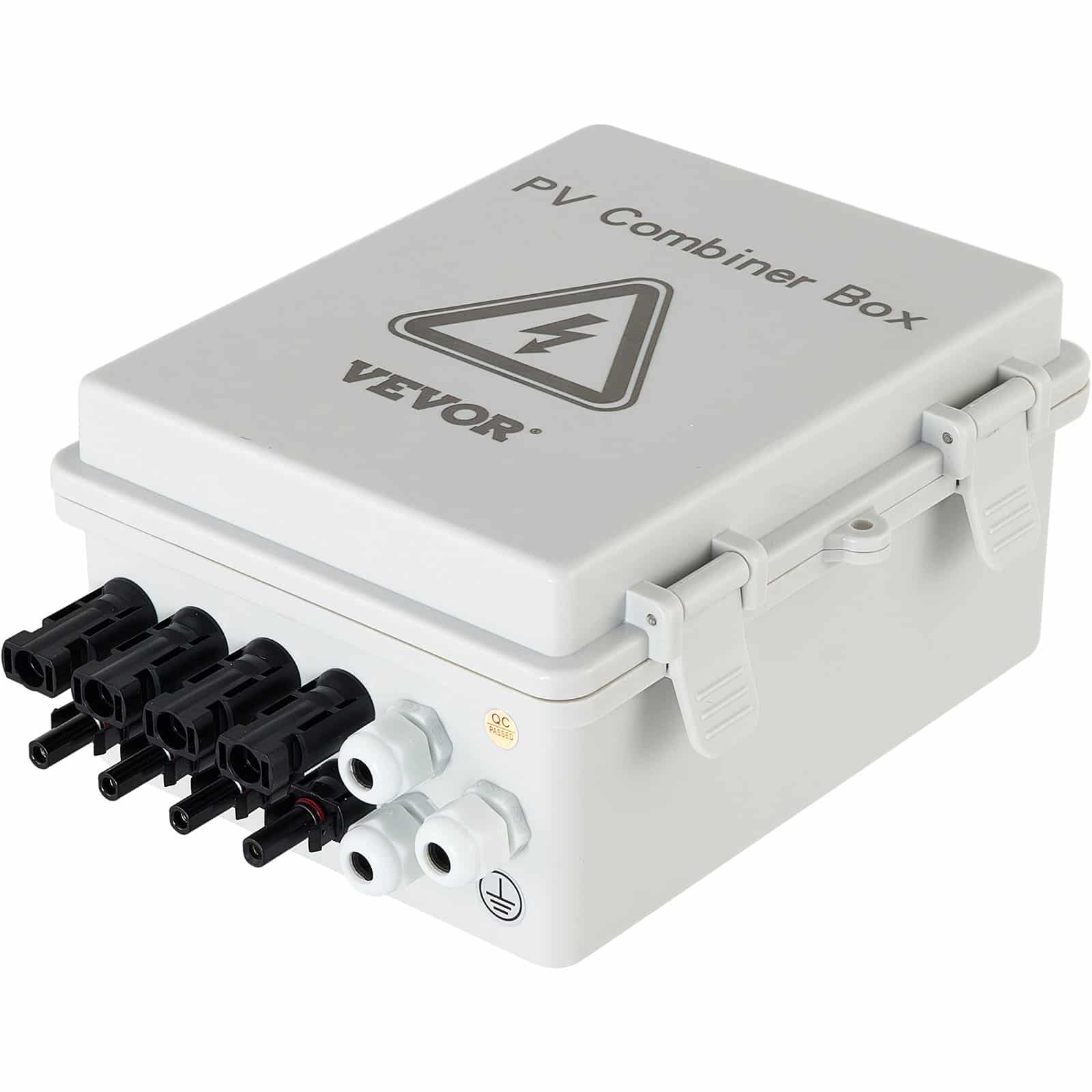 VEVOR 4-String PV Combiner Box, 15A Fuses, 63A Breaker, IP65 Waterproof, Lightning Protection, for Grid/Off-Grid Solar Systems — изображение 12