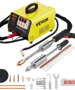 VEVOR 3KW 220V точечный сварочный аппарат с 2 сварочными пистолетами, 7 режимов, таймер – для ремонта вмятин кузова автомобиля
