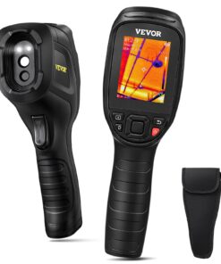 VEVOR termokamera 320x240, 25Hz, -20°C~550°C, 2MP vizuālā kamera, 64GB SD, uzlādējama, IP54, infrasarkanais attēlotājs