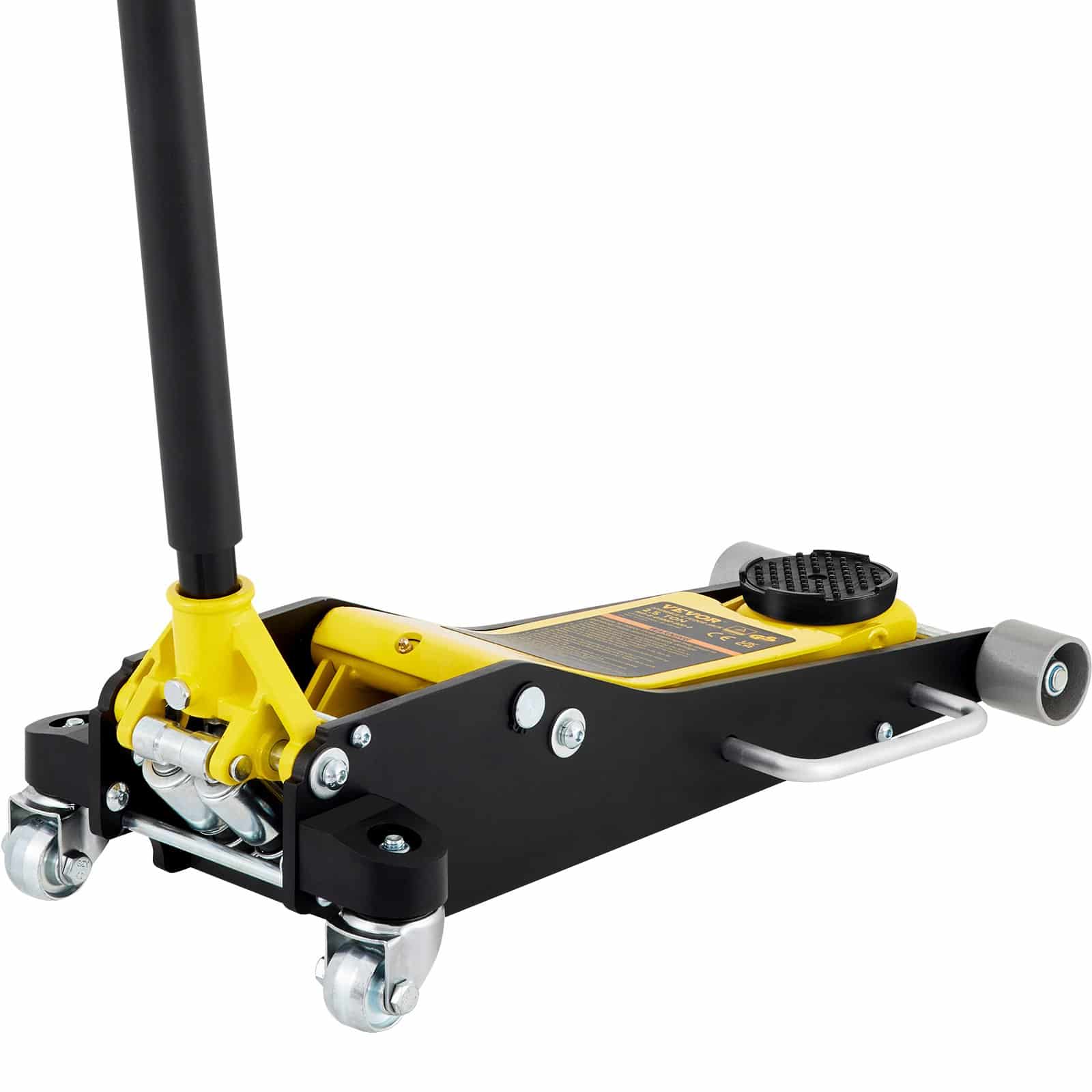 VEVOR 2.5 Ton Low Profile Racing Floor Jack, Aluminum & Steel, Dual Pistons, Quick Lift Pump, 95–475 mm Lifting Range — attēls 11