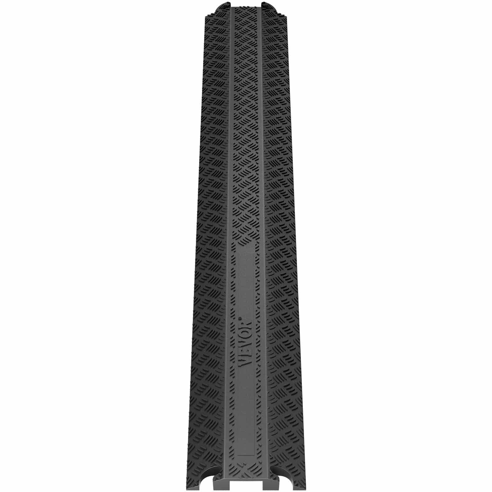 VEVOR Heavy Duty Cable Cover Ramp 100x13x2 cm, 1-Channel, 907 kg Load, Floor Cord Protector for Indoor/Outdoor Use - Зображення 11
