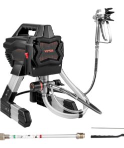 VEVOR 650W Airless Paint Sprayer, 2900 PSI, 7/8HP Electric Paint Machine with 30cm Extension Rod, Hose & Cleaning Kit
