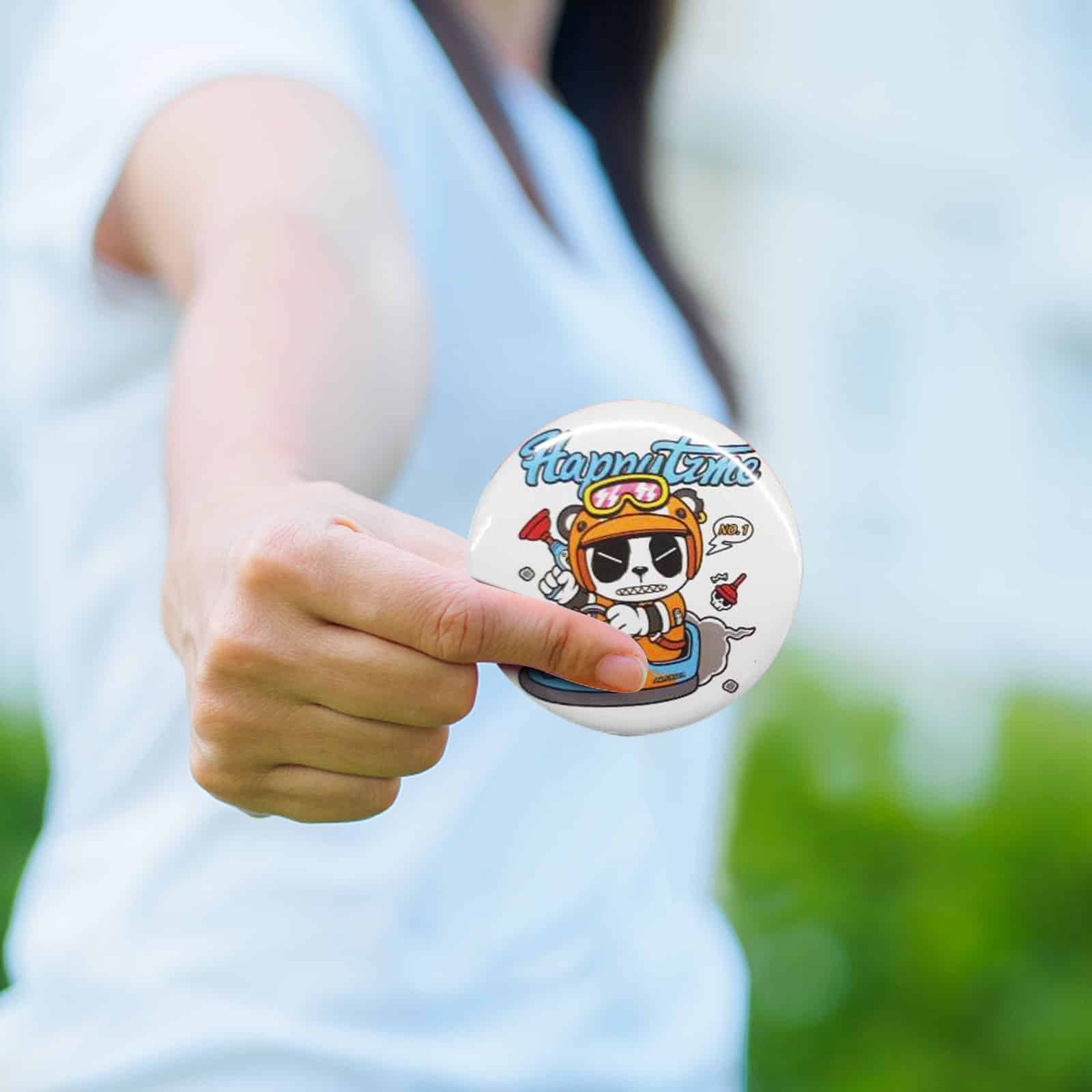 VEVOR 500 Sets 58mm DIY Pin Back Button Badge Parts Kit – Includes Metal Tops, Plastic/Metal Bottoms, Films & Paper (Machine Not Included) — Attēls 8